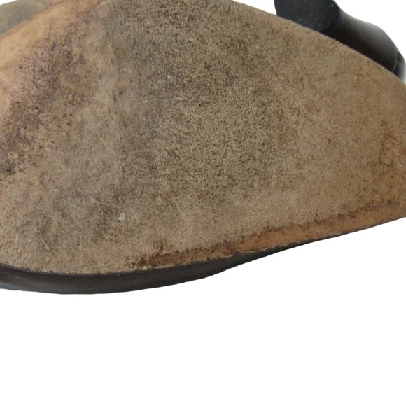 Bill Pinner Caligarius Brown Patent Leather Kitten Heel Pump - Size 7.5 B - Picture 7 of 13